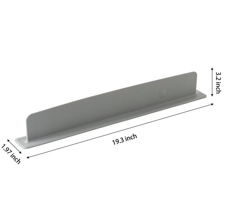 Silicone Sink Splash Guard – Self-Adhering Water Barrier for Kitchen Sinks & Countertops – Keep Dry, Stop Water Splashes and Mess